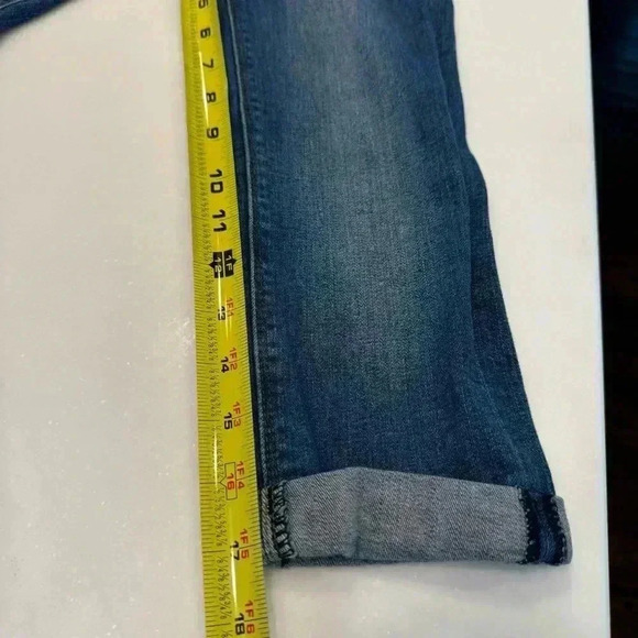 Hudson jeans kids size 7 unisex. Straight leg cuffed hem perfect condition - Picture 7 of 9